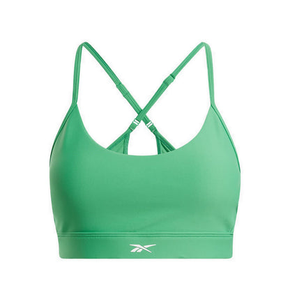 Reebok Lux Strappy Sports Women's Bra - Sport Green