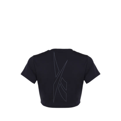 Lux Bold Cropped Women's Tee - Black