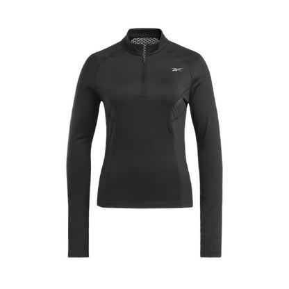 Running Quarter-Zip Women's Jacket - Night Black