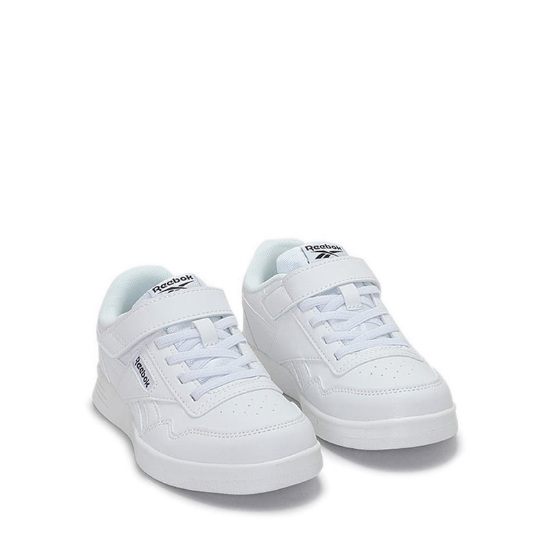 Reebok Court Advance Elastic Top Strap Kids Boys Shoes - White