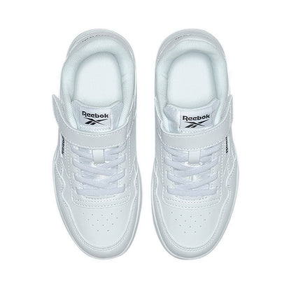 Reebok Court Advance Elastic Top Strap Kids Boys Shoes - White