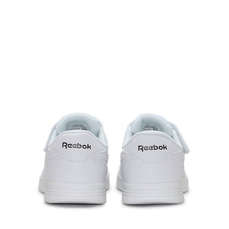 Reebok Court Advance Elastic Top Strap Kids Boys Shoes - White